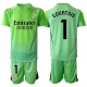 Maillot de foot Real Madrid Thibaut Courtois #1 Gardien Extérieur vêtements enfant 2025-26 Manches Courtes (+ pantalon court)